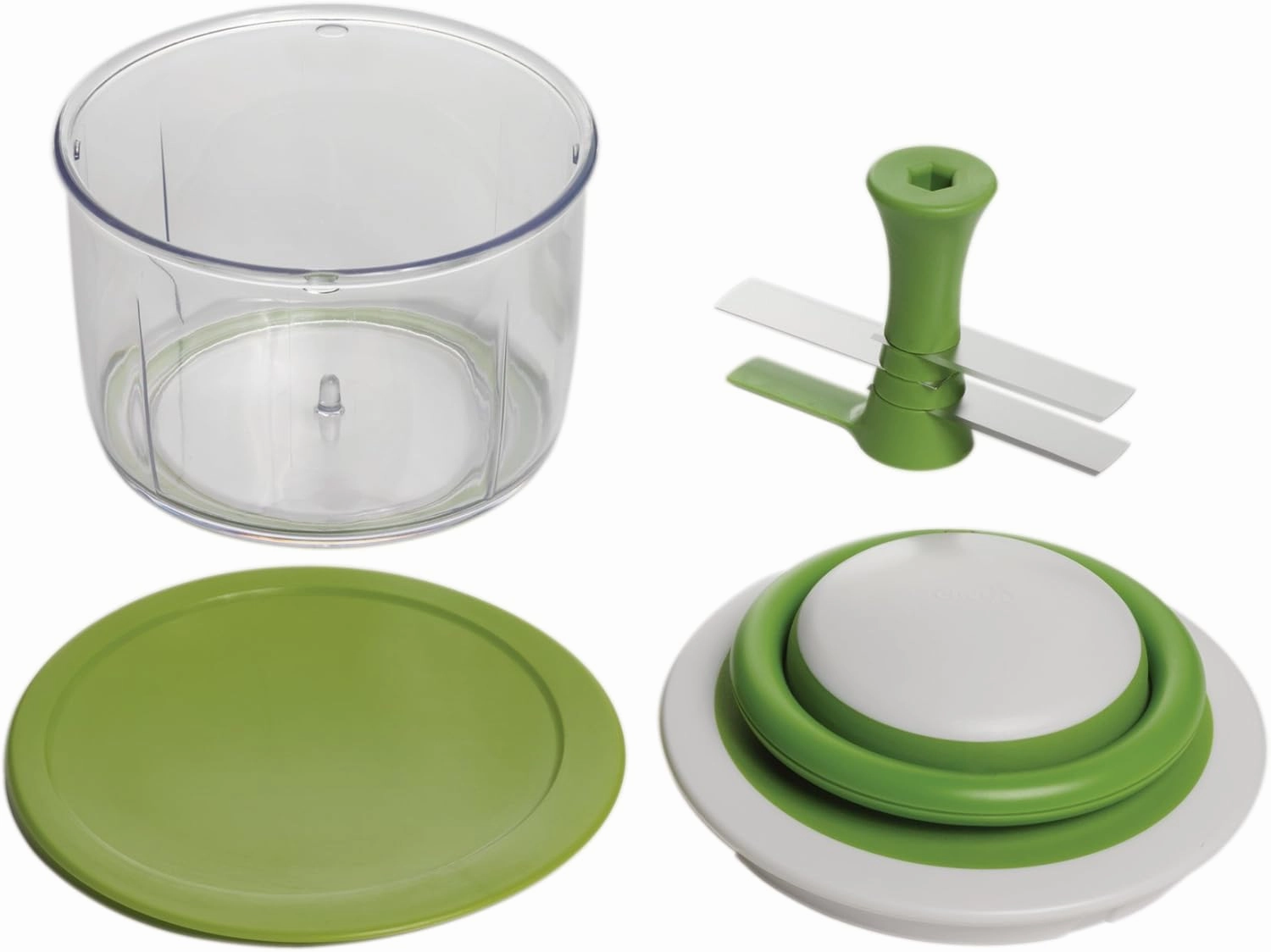 Chef'n 102-239-005 VeggiChop Hand-Powered Food Chopper, Set of 1, Cherry