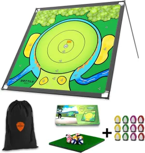 Chipping Game - The Original Portable Golf Game for Chipping Practice for Dads and Junior Golfers - Indoor and Outdoor