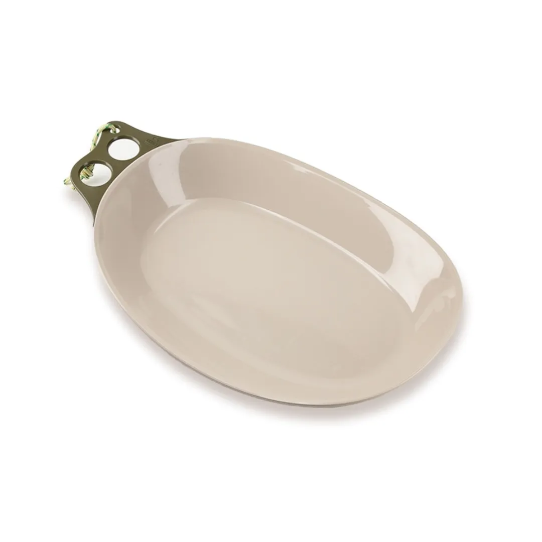 CHUMS Camper Curry Plate - Burgundy /Yellow