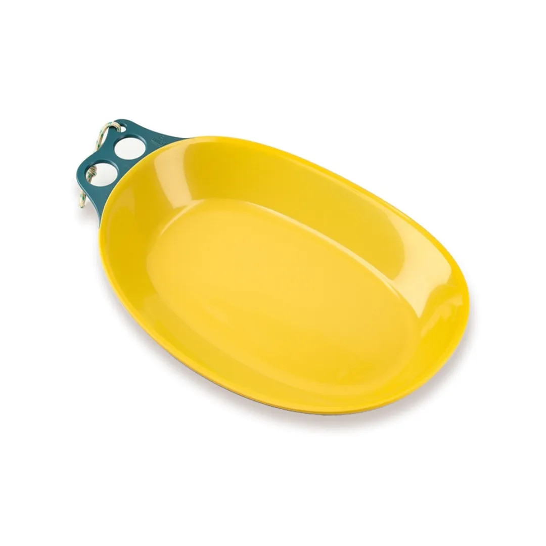 CHUMS Camper Curry Plate - Burgundy /Yellow