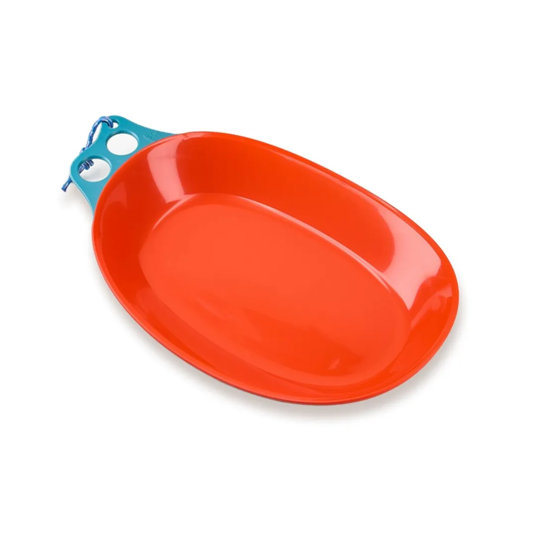 CHUMS Camper Curry Plate - Burgundy /Yellow