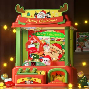 Claw Machine for Kids, Electronic Arcade Game Machine with Music, Green Mini Vending Machine, for Girls Age 4 5 6 7 8 9 10 