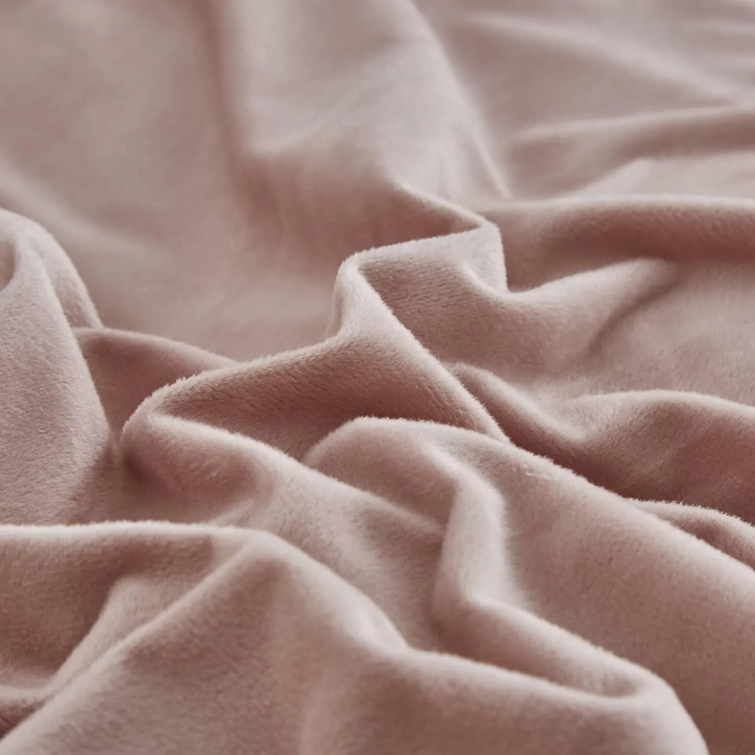 CLOTHKNOW Pink King Size Comforter Set 3Pcs Fluffy Bedding Comforter Sets All Season Soft Dusty Blush Comforter with 2 Pillow Cases