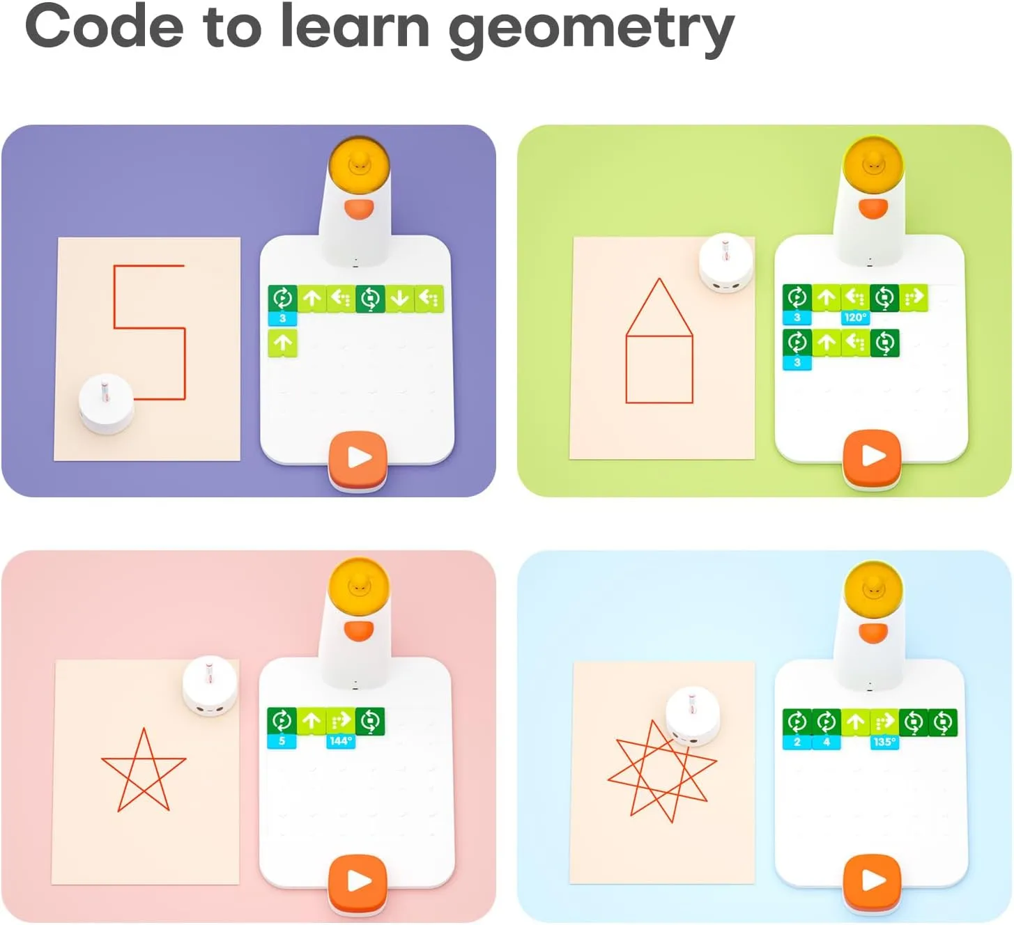 Coding Set Pro STEM Robot for Kids Ages 4 , Coding Robot for Kids to Learn Early Programming, Educational Toy for Homeschool & Classroom Ages 4-10
