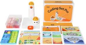 Coding Set Pro STEM Robot for Kids Ages 4 , Coding Robot for Kids to Learn Early Programming, Educational Toy for Homeschool & Classroom Ages 4-10
