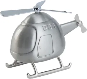 COHEALI Metal Money Saving Bank Coin Bank Helicopter Kids Piggy Bank Piggy Bank for Boys Piggy Bank for Adults Coin Box Money Collection Helicopter Bank