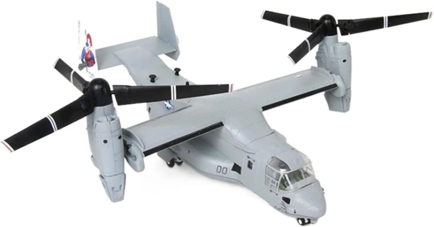 Collectible Airplane Model 1 72 for Osprey V22 Helicopter Static Die Cast Simulation Aircraft Model Metal Adult Collection Ornaments Festive Deluxe Gift