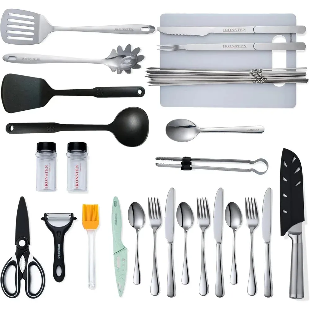 Complete Camp Kitchen Equipment with Carry Bag