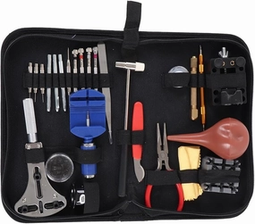 Complete Watch Repair Kit with Battery Replacement and Link Removal Tools, Durable Alloy Steel Material, Easy to Carry and Store, Ideal for Fixing Common Watch Problems