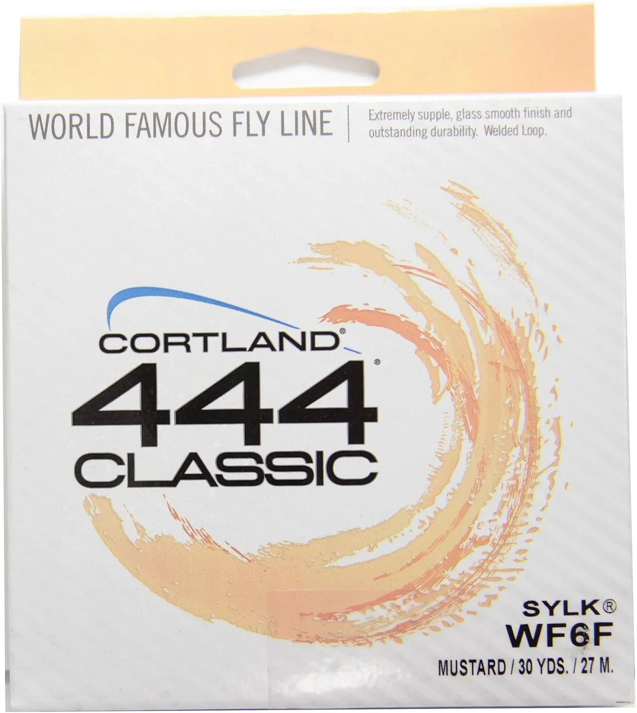 Cortland Line Sylk Fishing Line, Mustard, Size 6