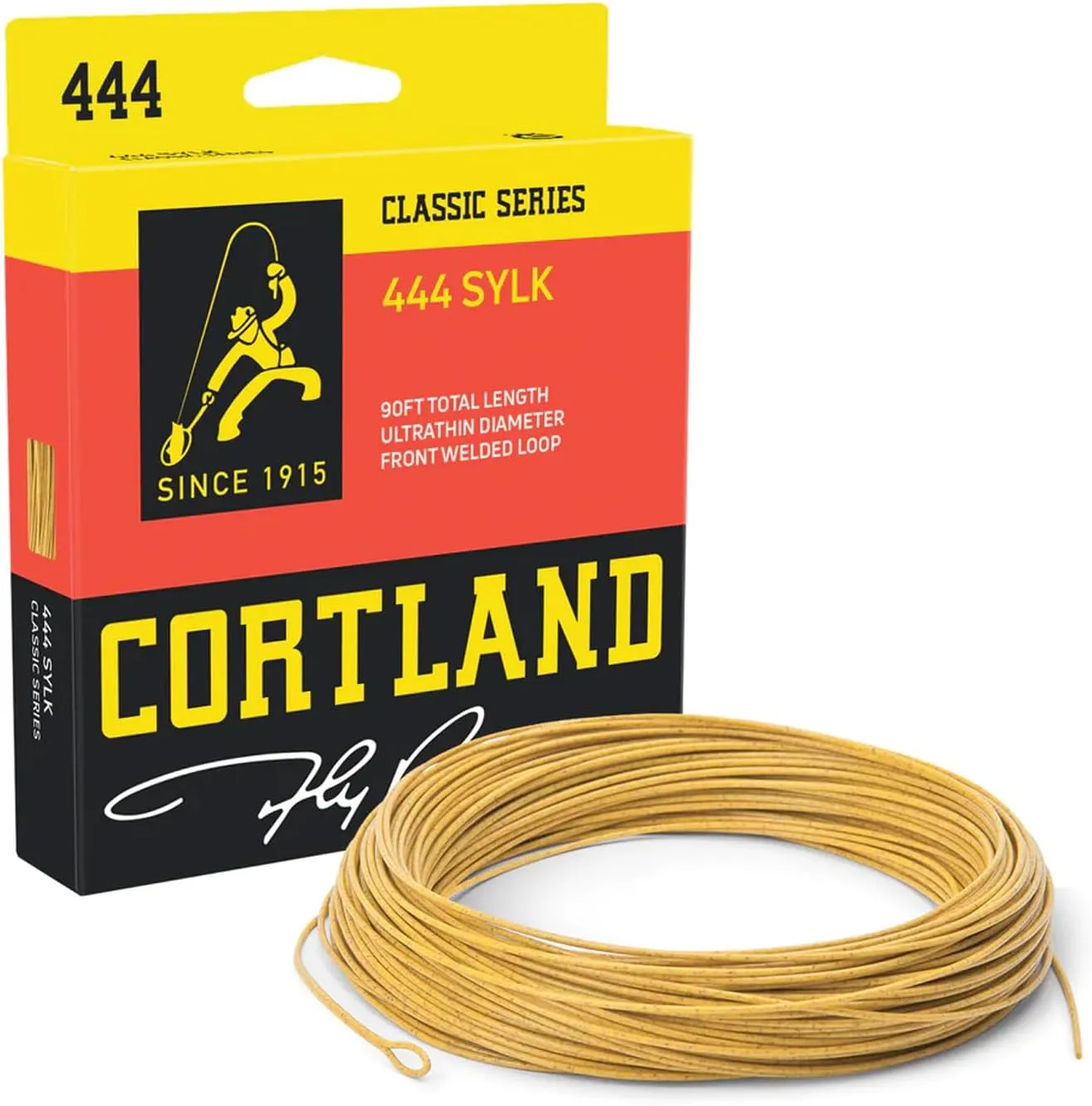 Cortland Line Sylk Fishing Line, Mustard, Size 7