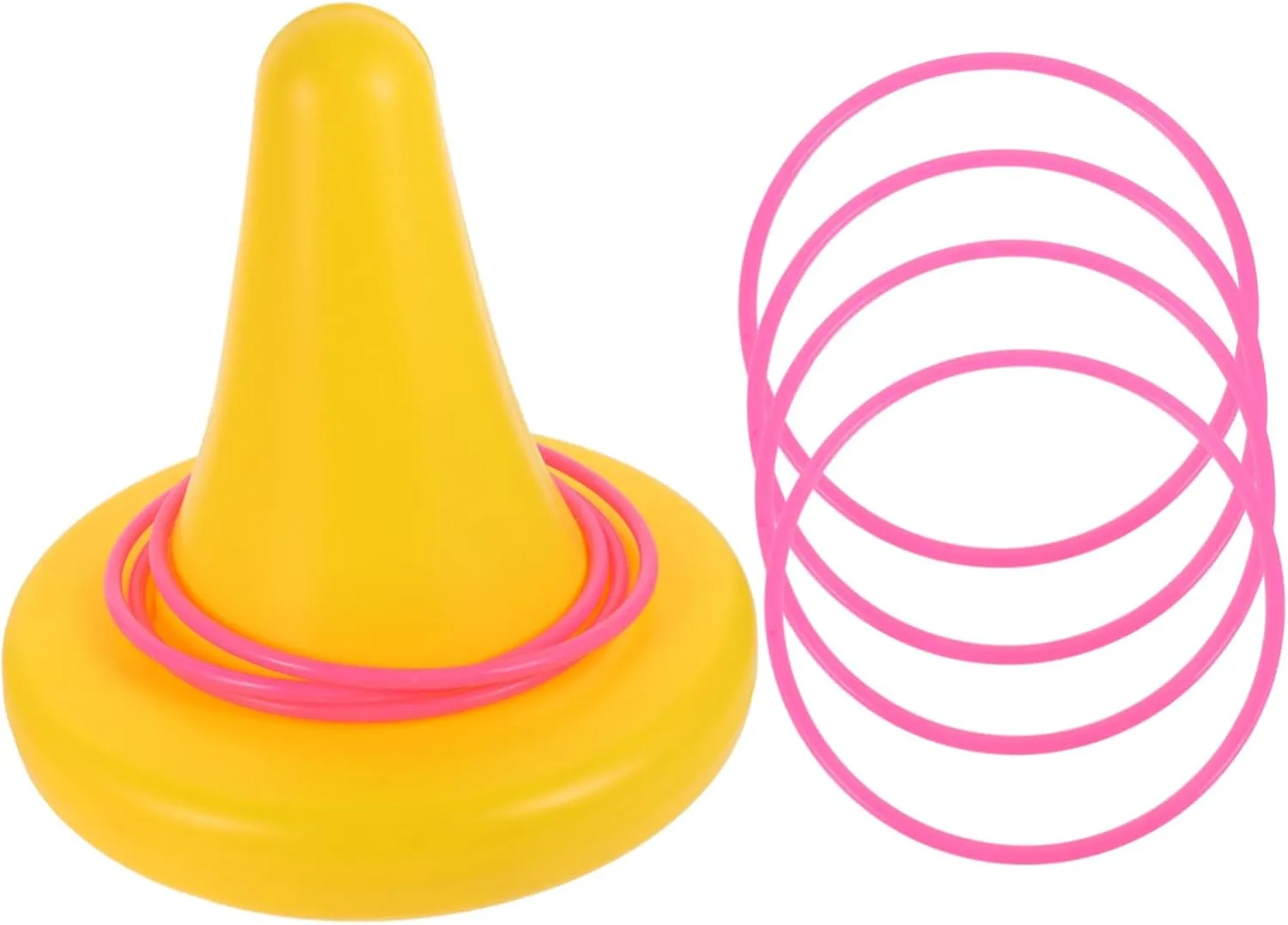 Creative Toss Game Prop of Single Legged Stool with Rings for Physical Training Balance Development and