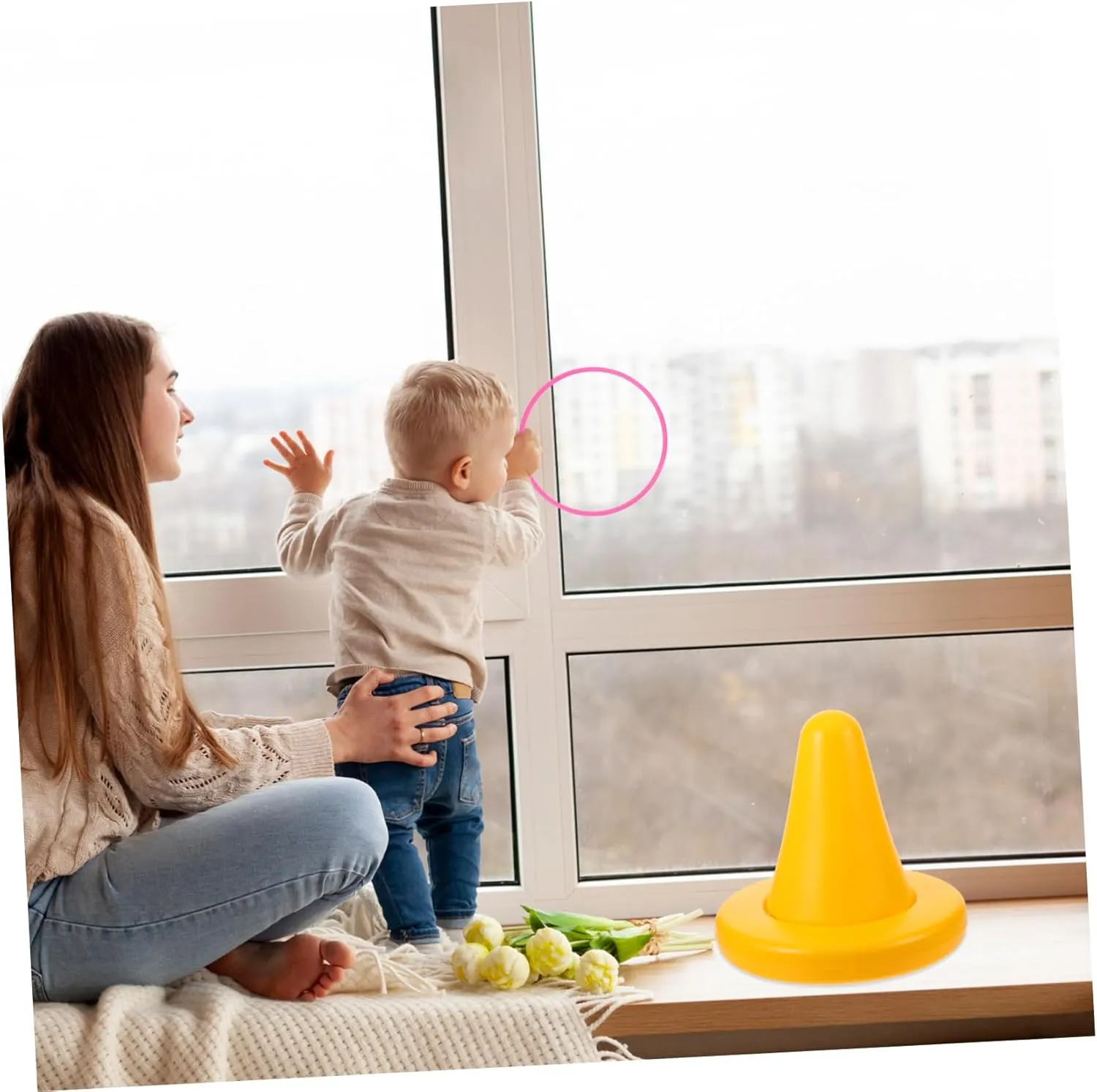 Creative Toss Game Prop of Single Legged Stool with Rings for Physical Training Balance Development and