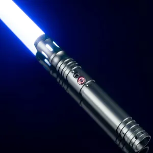 CUSTOM SABER Smooth Swing Rechargeable LED Light Saber, 9 Sound Fonts, RGB Infinite Color Changing, Light Saber Support Heavy Dueling for Adults Toy Gift - Gray