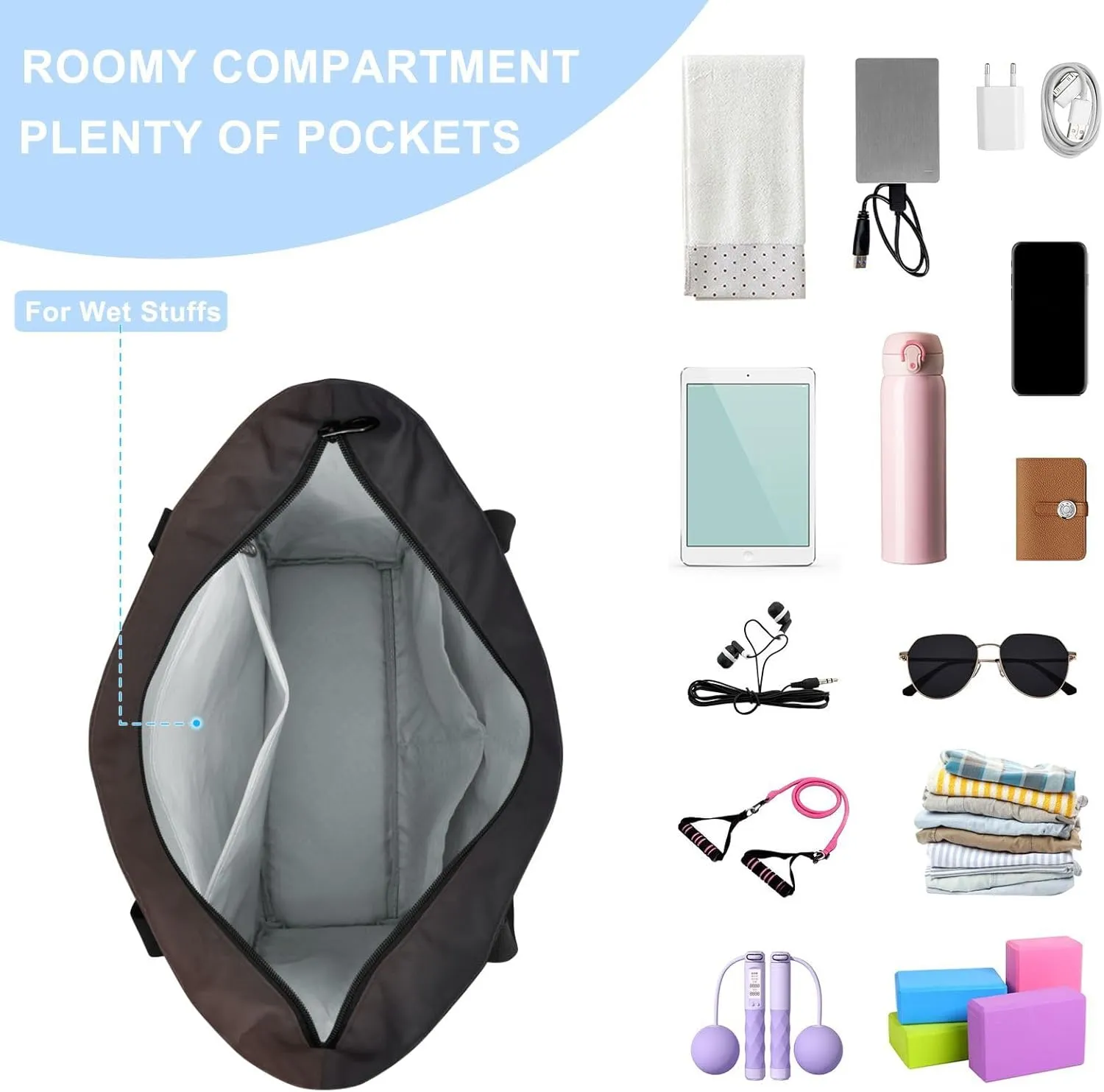 Custom Woman Yoga Mat Bag for Women Personalized Yoga Mat Carrier with Pockets Adjustable Gym Yoga Bag