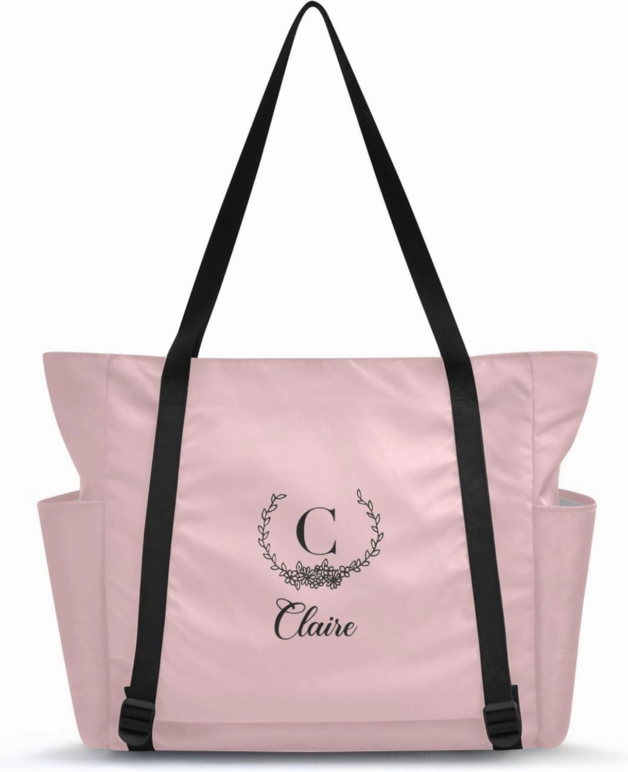 Custom Name Gym Yoga Bag with Yoga Mat Carrier Azalea Personalized Yoga Pilates Tote Shoulder Bag for Travel