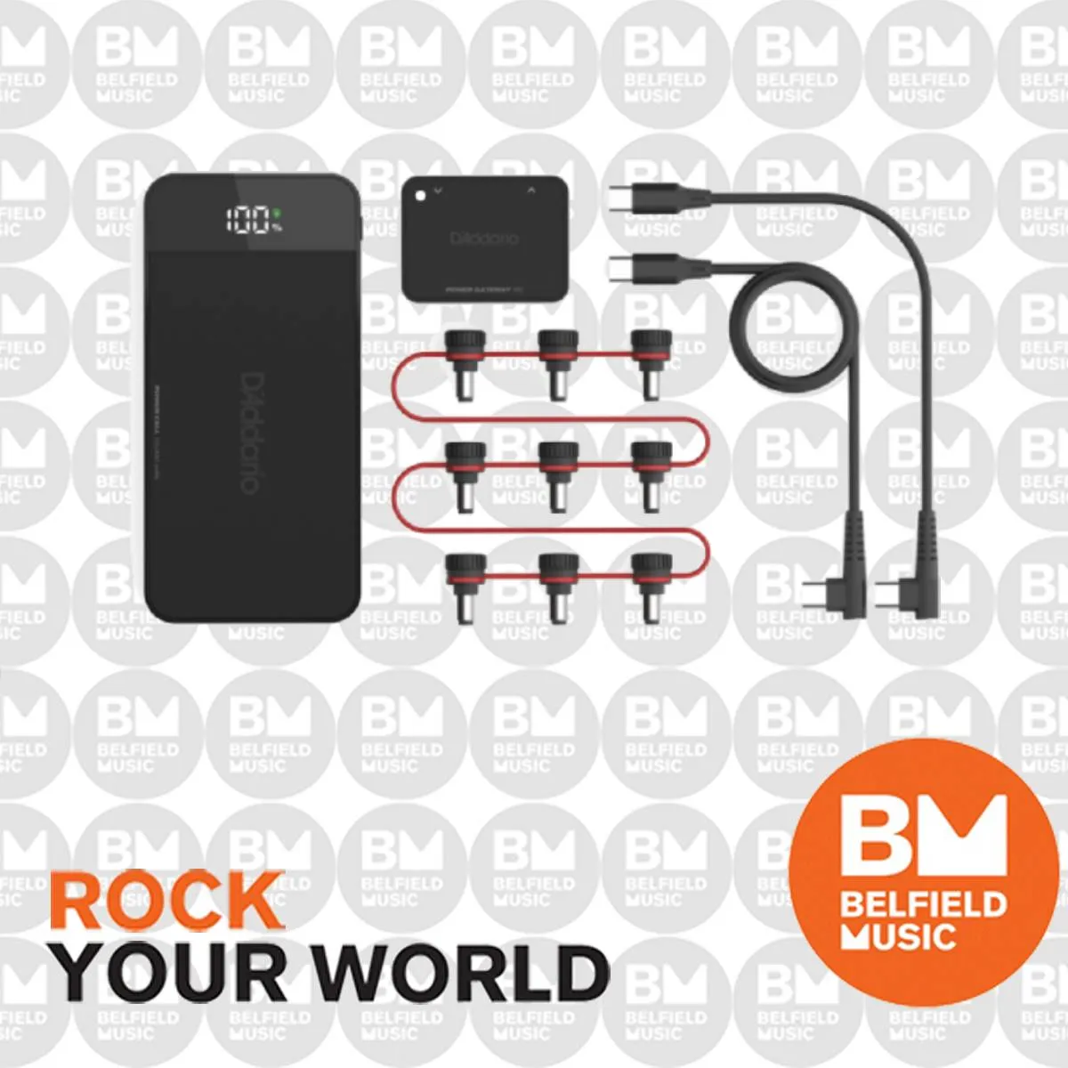 D'Addario Planet Waves XPND Pedal Board Power Supply Battery Kit