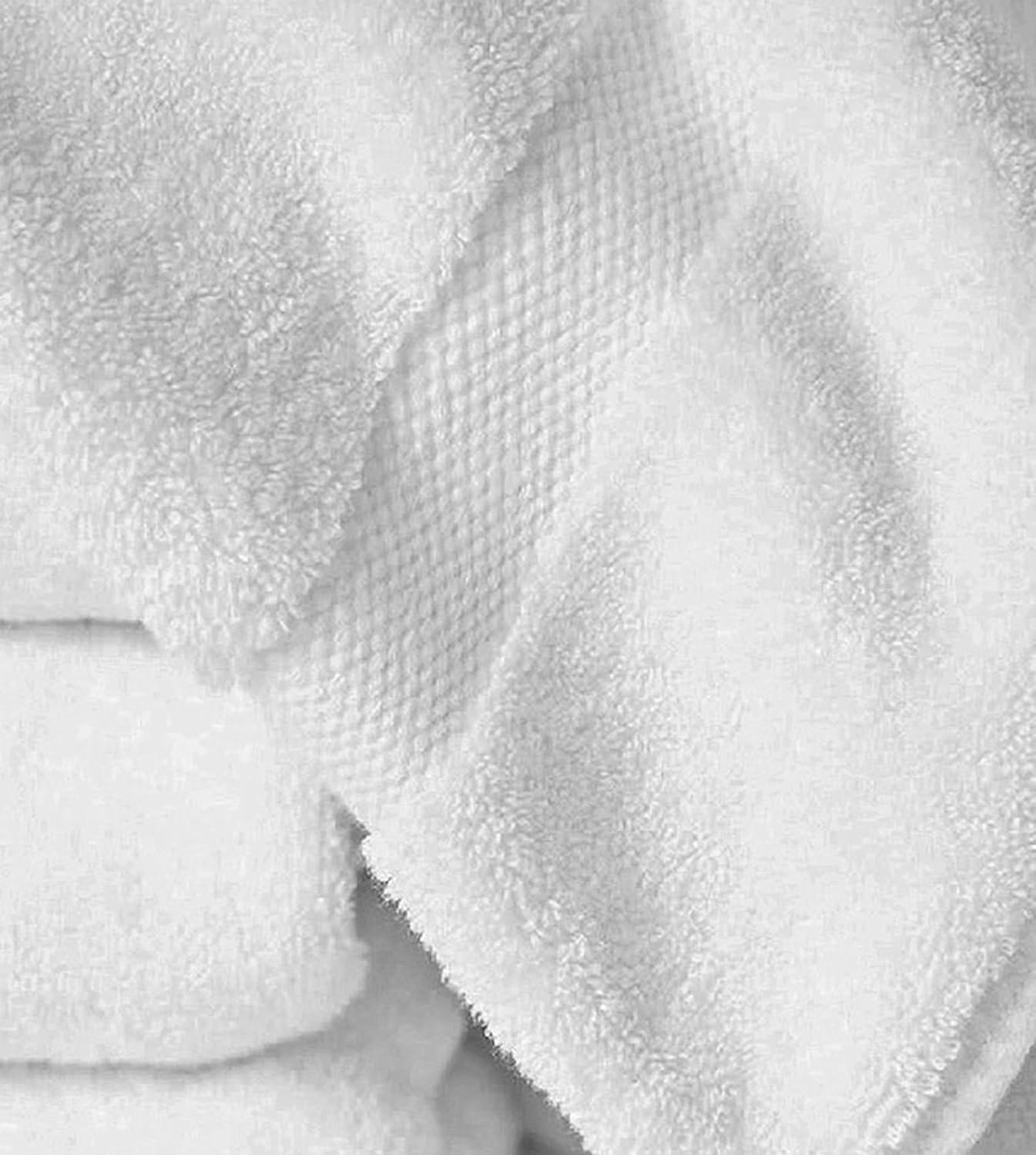 Delara Towels Cotton Washcloths Set 100% Organic Cotton, GOTS Certified Premium Quality Face Cloths, Feather Touch Technology Highly Absorbent and Soft Feel Fingertip Towels, Pack of 60
