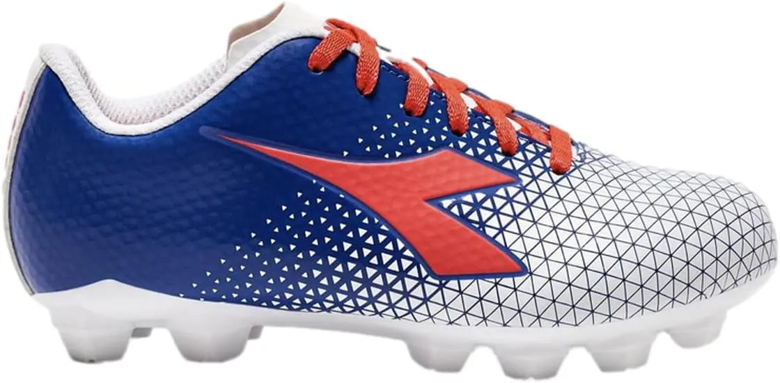 Diadora Cattura Youth Firm Ground Soccer Cleats, Little/Big Kid Sizing, Perfected for Natural and Artificial Playing Surfaces