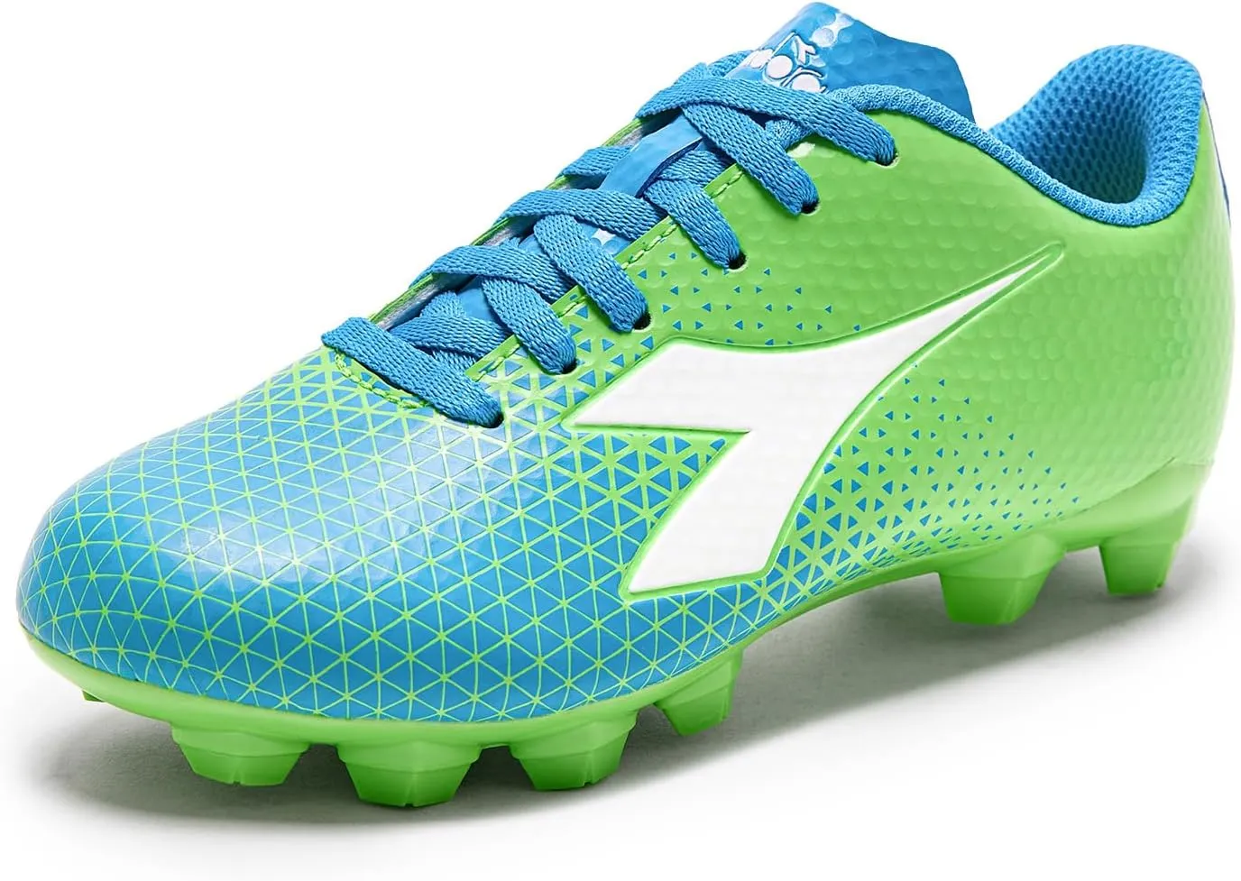 Diadora Cattura Youth Firm Ground Soccer Cleats, Little/Big Kid Sizing, Perfected for Natural and Artificial Playing Surfaces
