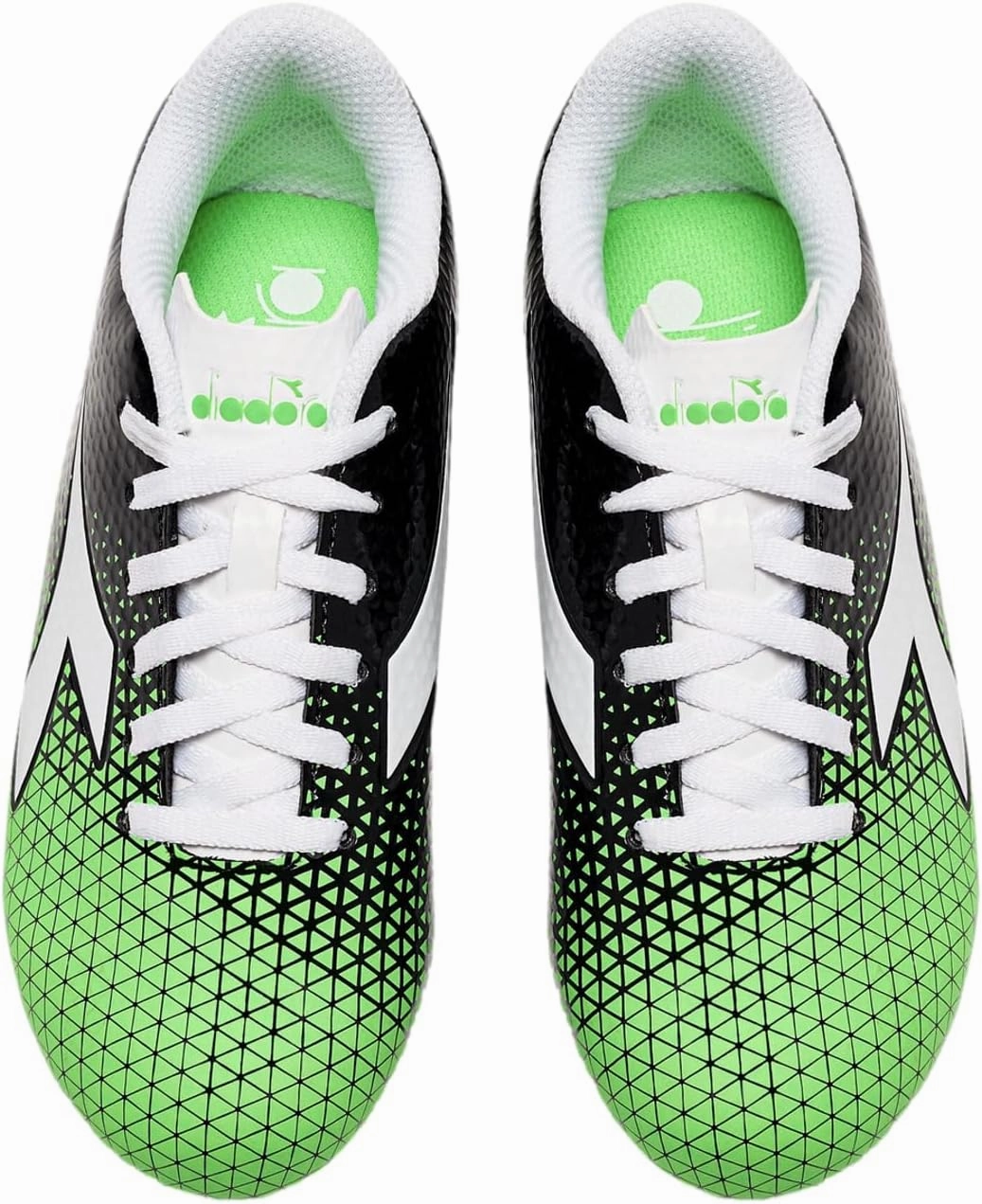 Diadora Cattura Youth Firm Ground Soccer Cleats, Little/Big Kid Sizing, Perfected for Natural and Artificial Playing Surfaces