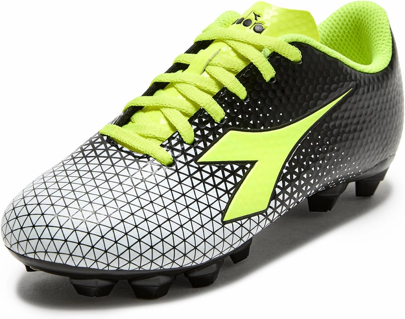 Diadora Cattura Youth Firm Ground Soccer Cleats, Little/Big Kid Sizing, Perfected for Natural and Artificial Playing Surfaces
