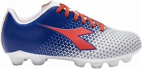 Diadora Cattura Youth Firm Ground Soccer Cleats, Little/Big Kid Sizing, Perfected for Natural and Artificial Playing Surfaces