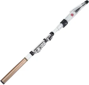 Dilwe Fishing Pole, Portable Telescopic Travel Fishing Carbon Fiber Rod for Adults Kids Freshwater Saltwater (2.1)
