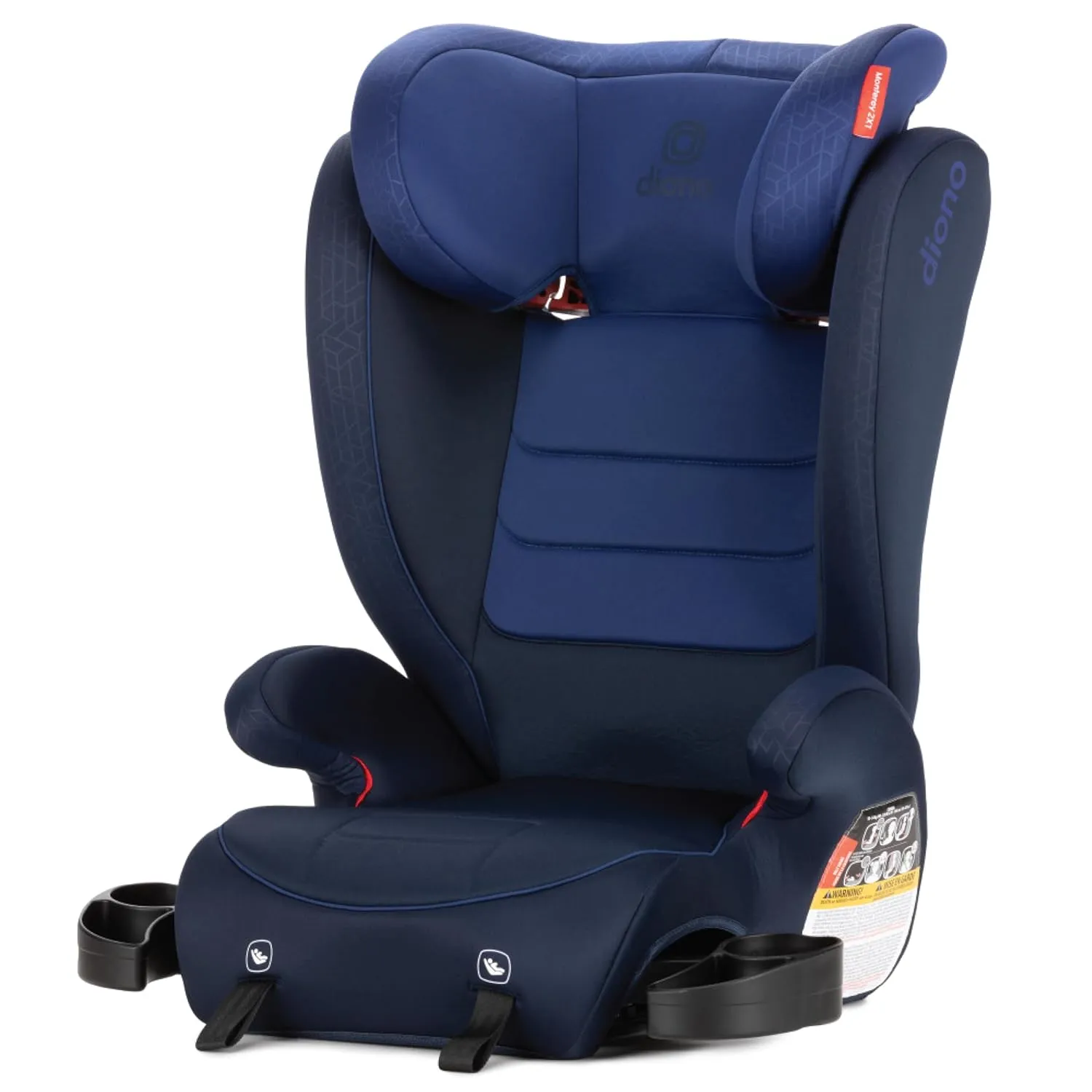 Diono Monterey 2XT Booster with Expandable Width & Ultra Mat Complete Back Seat Protection
