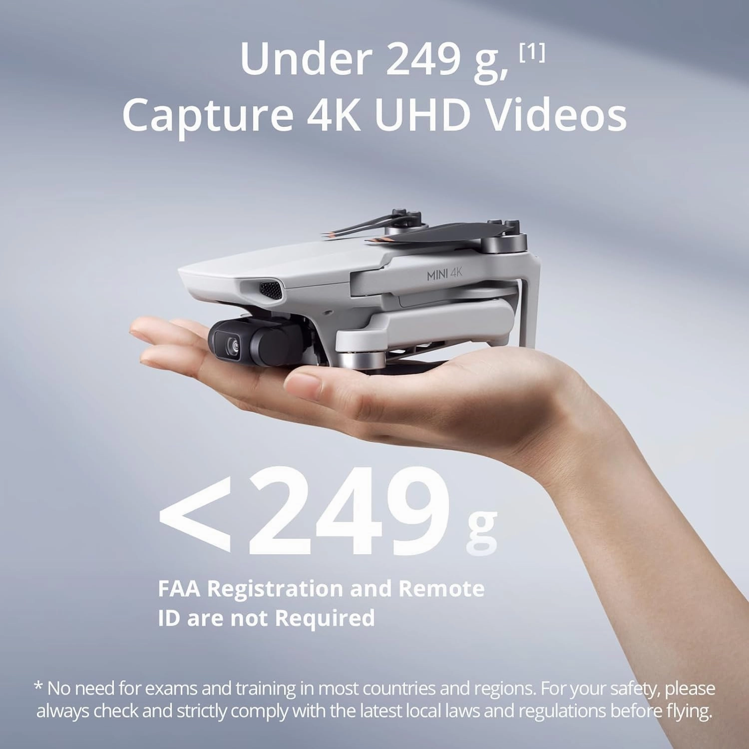 DJI Mini 4K Drone Quadcopter Fly More Combo with Camera for Adults, Under 249g, 3-Axis Gimbal Stabilization, 10km Video Transmission, Auto Return, 3 Flight Batteries Bundle with Deco Gear Accessories