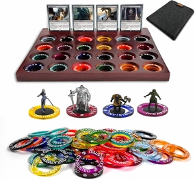 DND Miniatures Condition Markers - 96 D&D Status Effect Markers in 24 Frequently Used Conditions for Pathfinder and Dungeons and Dragons Accessories Tokens - Premium Storage Box DnD Gifts
