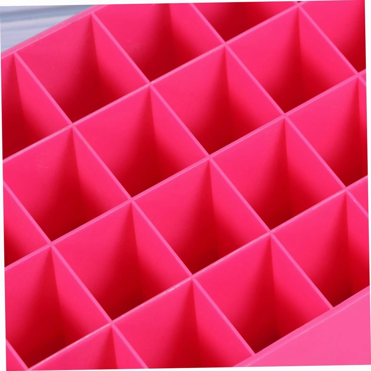 DOITOOL Clear Cosmetic Case 2pcs 36 Lipgloss Lip Tint Acrylic Lipstick Holder Storage Canister Lip Gloss Make up Cosmetic Rack