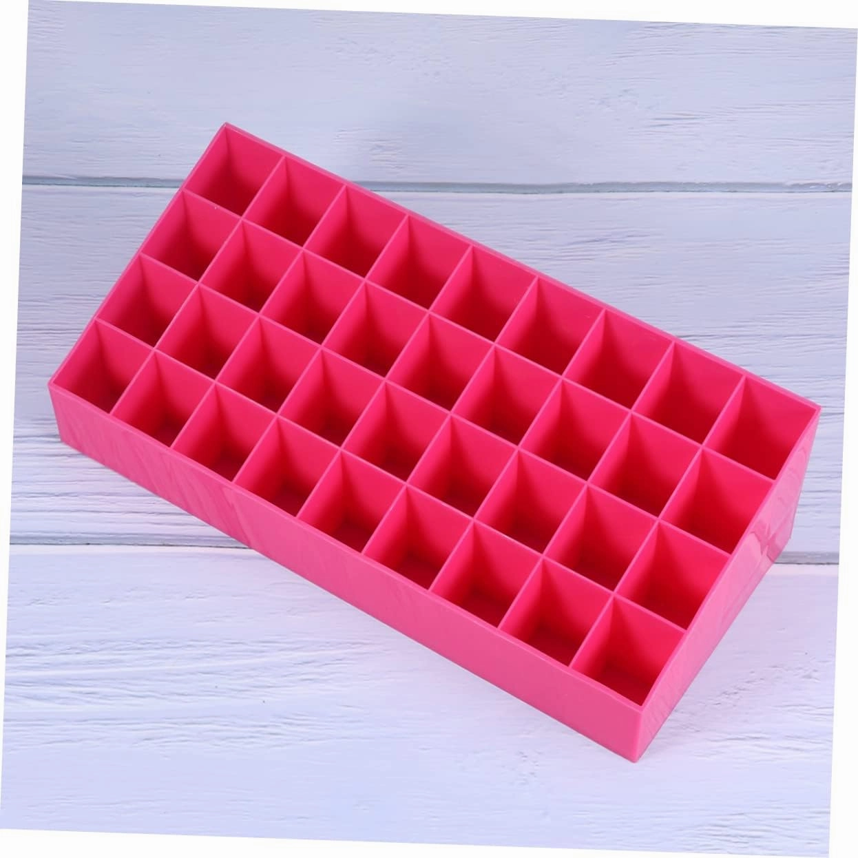 DOITOOL Clear Cosmetic Case 2pcs 36 Lipgloss Lip Tint Acrylic Lipstick Holder Storage Canister Lip Gloss Make up Cosmetic Rack