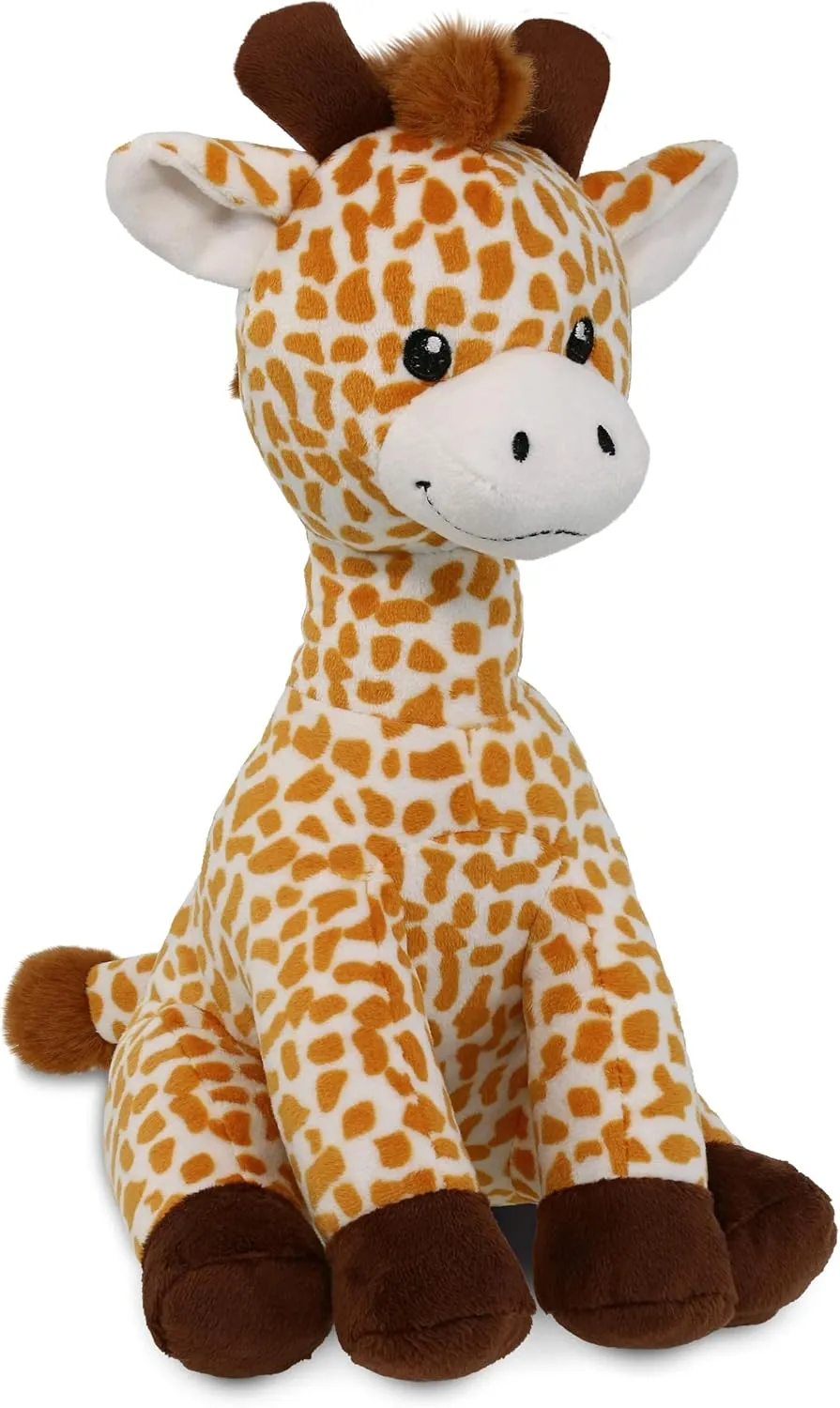 DolliBu Giraffe Plush - Super Soft Stuffed Animal, Cute Wildlife Animal Plush, Adorable Fluffy Stuffed Animal for Boys and Girls, Stuffed Zoo Animals Plush Gift for Babies, Kids, Adults - 10 Inches