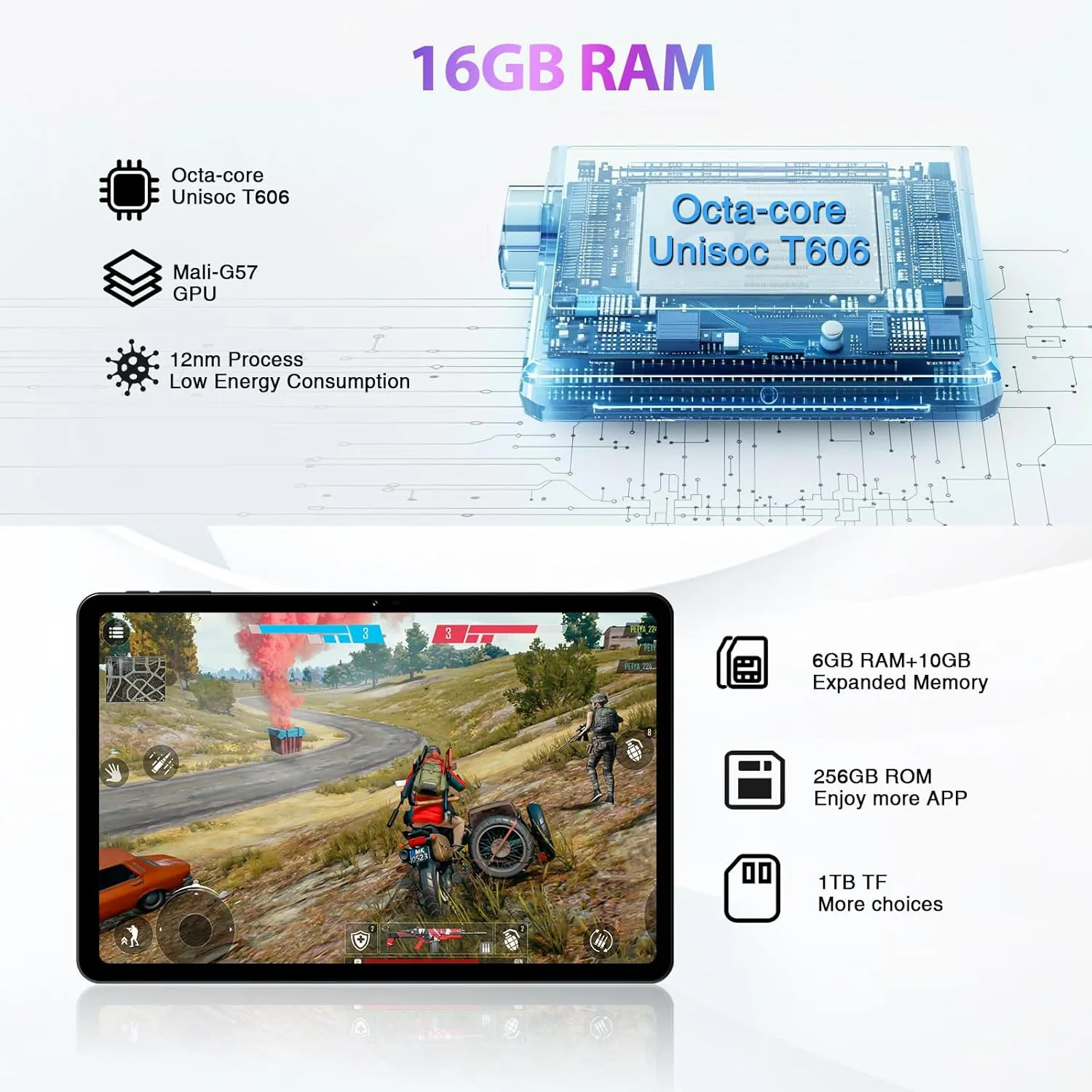 DOOGEE T30S Android 14 11 Inch 2.4K Gaming Tablet, Octa-Core with 16GB 256GB, 1TB Expandable, 8580mAh Battery, 13MP 8MP Camera, 5G WiFi, BT5.0, GPS, Includes Keyboard, Mouse, Stylus Pen and Case