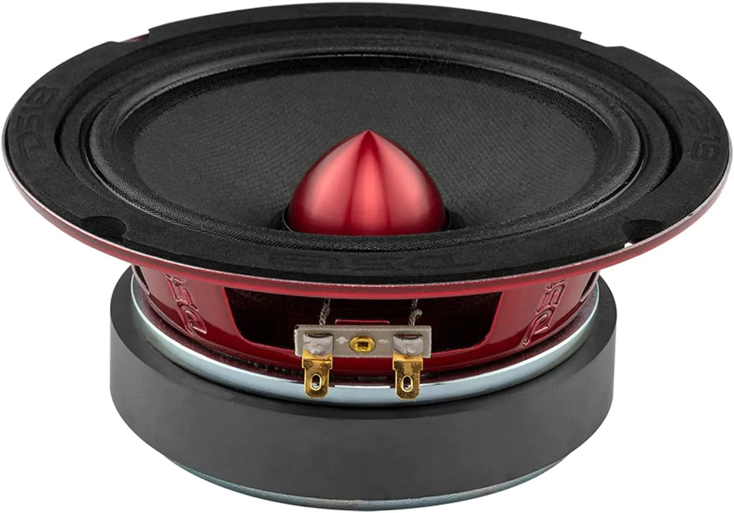 DS18 Mid and High Car Speaker Package - 2X 6.5" Midrange, 2X 1" Tweeters, Built-in Crossover