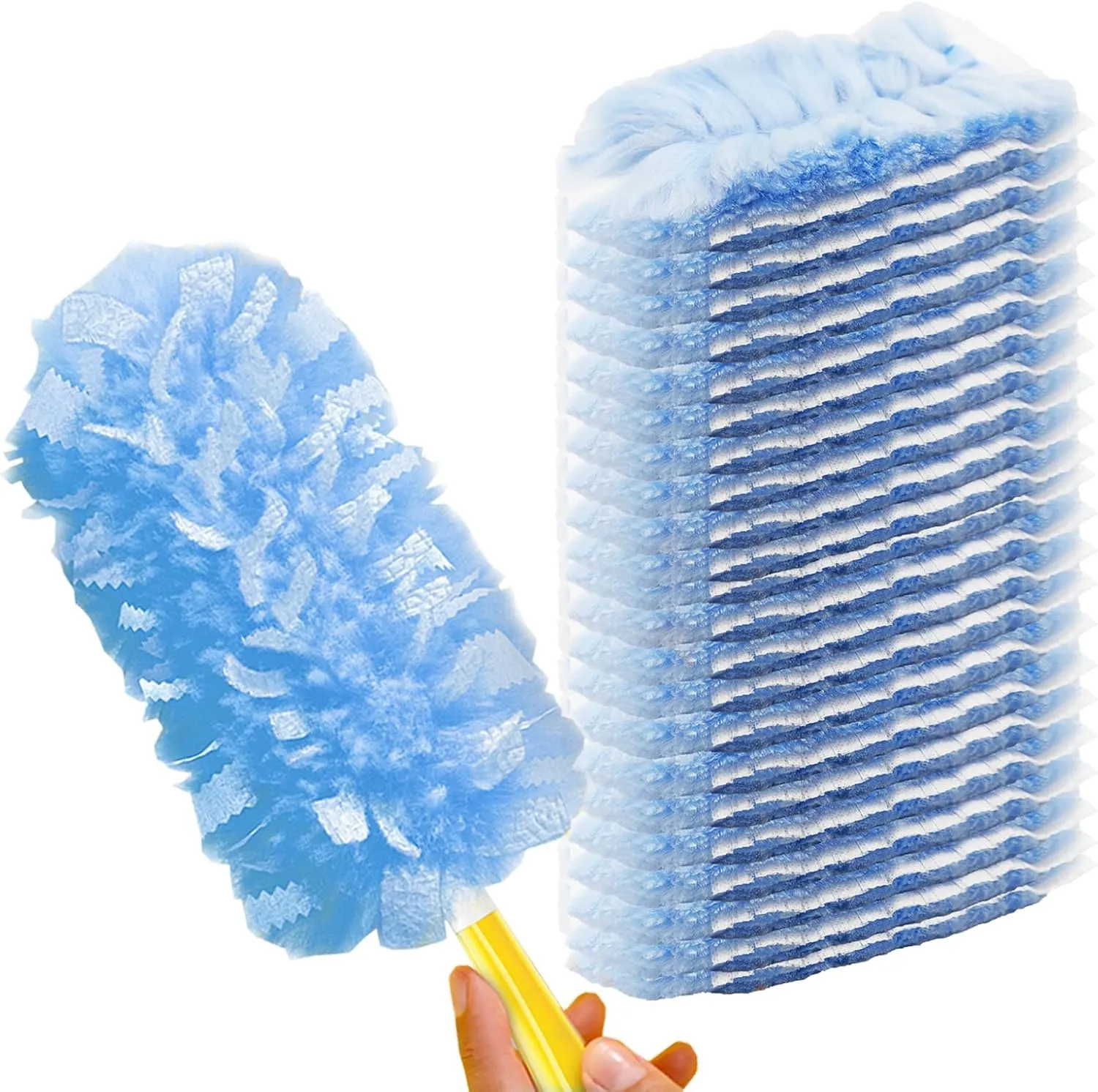 Duster Refill for Swiffer Duster, 30 Count Heavy Duty Duster Refills, Multi Surface 360 Duster   1 Handle