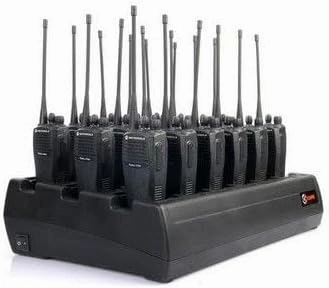 Eighteen Bay Rapid Desk Charger for Kenwood TK-3206M Rechargeable Two Way Radio