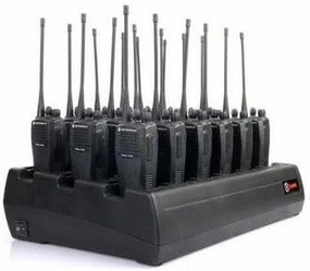Eighteen Bay Rapid Desk Charger for Kenwood TK-3312 Rechargeable Two Way Radio