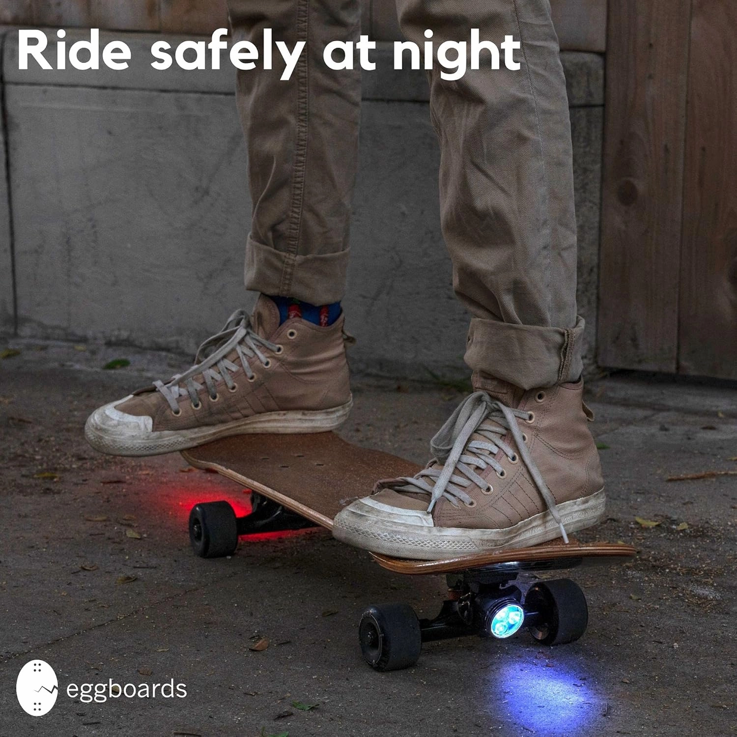 Electric Skateboard Lights for Night Riding. LED Skateboard Light Kit. Longboard Lights USB Rechargeable. Skate Board Headlight Front and Back. Ideal Electric Skateboards Accessories