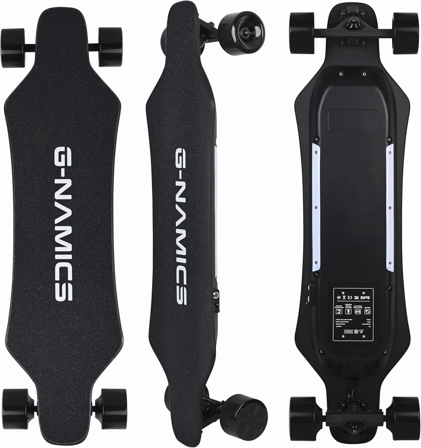 Electric Skateboard with Remote, 450x2 Brushless Dual Hub Motor, Max Speed of 26mph, 7500 mAh Fast Charge Battery, 22 Miles Distance, Electric Longboard for Adults and Teens
