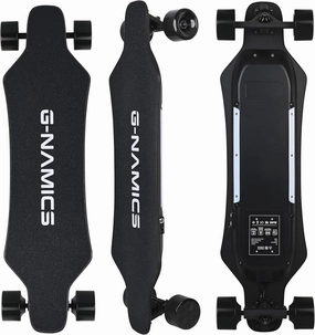 Electric Skateboard with Remote, 450x2 Brushless Dual Hub Motor, Max Speed of 26mph, 7500 mAh Fast Charge Battery, 22 Miles Distance, Electric Longboard for Adults and Teens