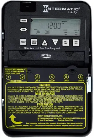 Electronic Timer,7 Days,SPST