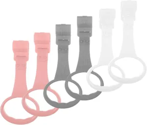 ERINGOGO Baby Stand up Rings 6 Pack Portable Pull up Hoops for Crib Playpen Toddler Toys