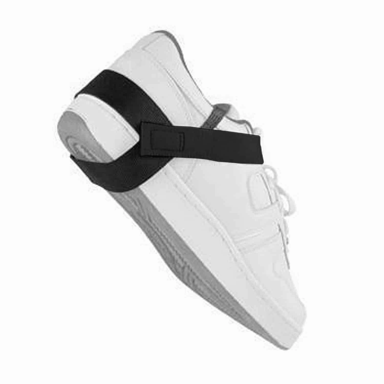 ESD Anti-Static Heel Grounder, Adjustable Heel Strap with 1M Ohm Resistor, Hook and Look, Protect Against Static, Black, Pack of 20