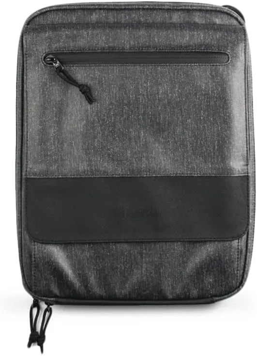 Etchr Slate Mini Satchel - 2 in 1 Art Travel Case and Small Messenger Bag for Essential Art Supplies - Multipurpose Weatherproof Travel Portfolio - Tripod Mountable for Plein Air
