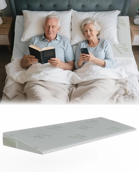 Extra Wide Wedge Pillow for Acid Reflux Relief,Mattress Wedge,Inclined Mattress Elevator,Bed Wedge Pillow for Sleeping,Gerd Snoring,Post Surgery (5 inch Height, Queen)