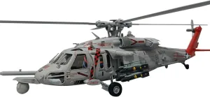 F09-H SH60 Seahawk RC Helicopter with Camera, Yu Xiang 2.4G 8CH Remote Control Aircraft, Dual Brushless Wingless, 6G/3D Stunt Copter Model for Adults-1:47 Scale (RTF Version/Grey-red)