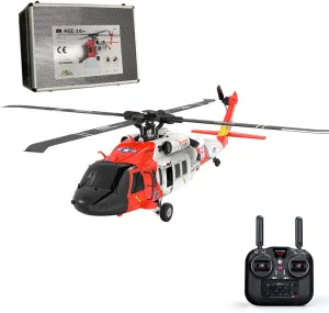 F09-S RC Helicopter for Adults, Remote Control Flying Helicopter, 1/47 Scale 2.4G 6CH RC Electric Airplane, RTF Easy to Beginners