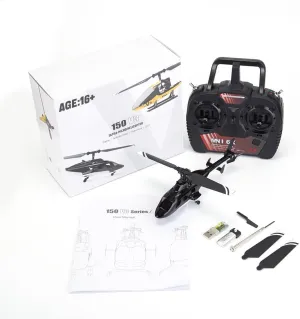 F150BL V3 Air - Wolf RC Helicopter, 2.4G AHSS 5CH Remote Control Helicopter with LED Lights, 6-Axis Gyroscope, CC3D Flight Control